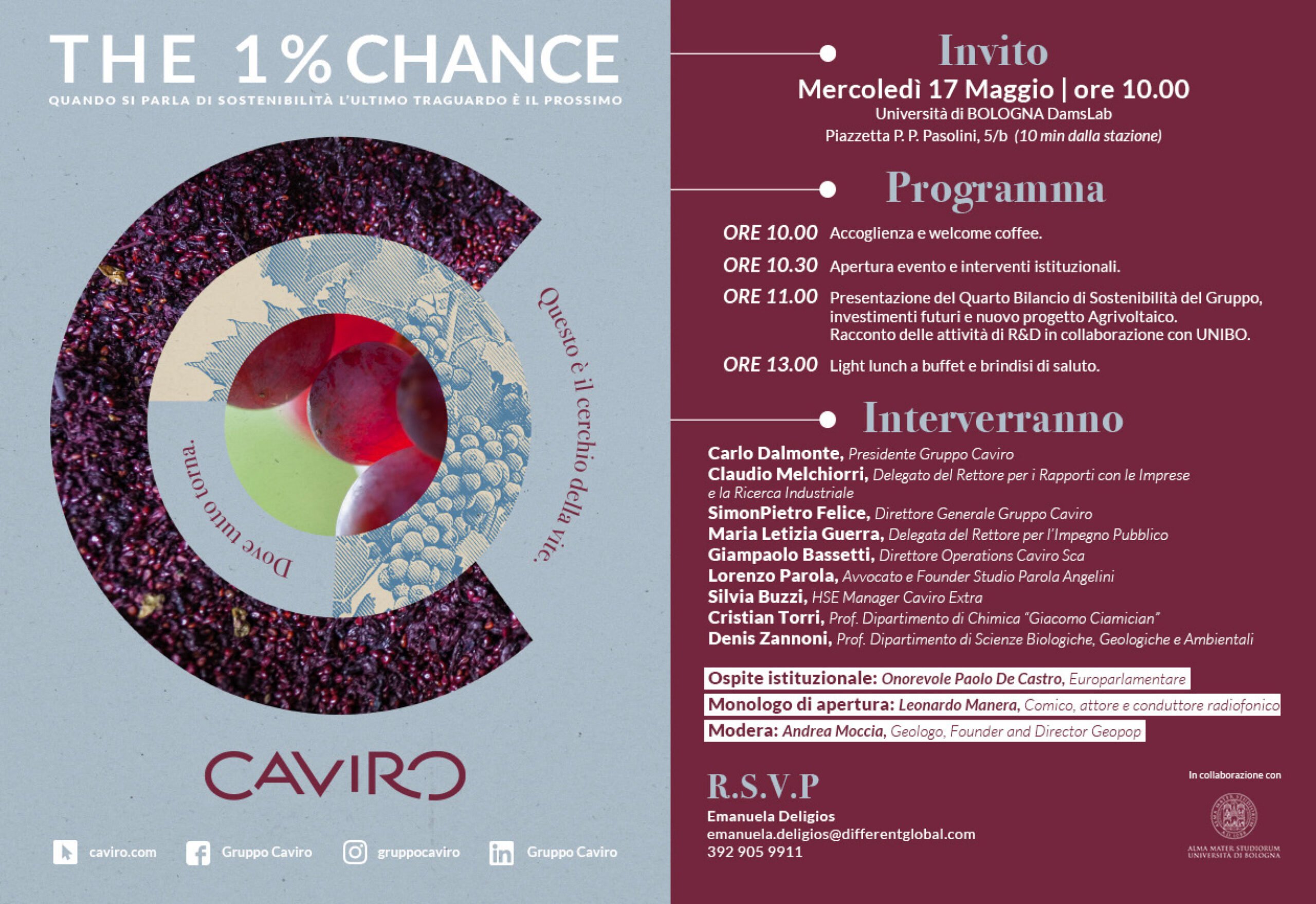 Emilia Romagna Economy - CAVIRO: Sostenibilità Vitivinicola